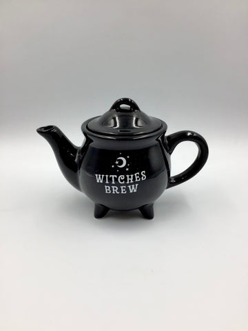 Giftware - 13x20cm Black Witch Brew Teapot - NACCE - GEE