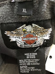Premium Vintage Harley Davidson  - Mens Hooded Grey Harley Vest - Size XL - PV-HAD45 - GEE