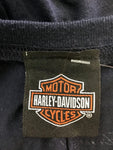 Premium Vintage Harley Davidson - Women's Wide Neck Navy Long Sleeve - Size M - PV-HAD70 - GEE