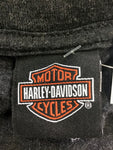 Premium Vintage Harley Davidson - Women's Wide Neck Grey T'Shirt - Size S - PV-HAD74 - GEE