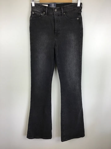 Premium Vintage Denim - Gap Denim Black Flare High Rise Jeans - Size 26 - PV-DEN75 - GEE