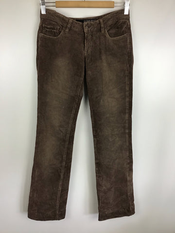 Premium Vintage Shorts & Pants - Guess Jeans Brown Corduroy Pants - Size 6 - PV-SHO60 - GEE