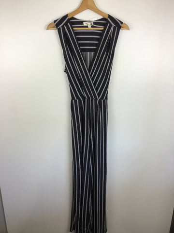Premium Vintage Shorts & Pants - Monteau Striped Jumpsuit - Size M - PV-SHO77 - GEE