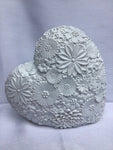 Giftware - 22cm - White Floral Heart - NACCE - GEE