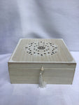 Giftware - 20 x 20cm - Mandala Box With Tassle  - NACCE - GEE