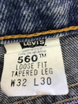Premium Vintage Denim - Mens Levi's Loose Fit Jeans - Size 32 - PV-DEN106 - GEE