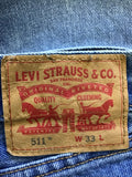 Premium Vintage Denim - Mens Levi Strauss Denim Shorts - Size 33 - PV-DEN109 - GEE