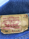 Premium Vintage Denim - Mens Levi Strauss Denim Shorts - Size 33 - PV-DEN111 - GEE