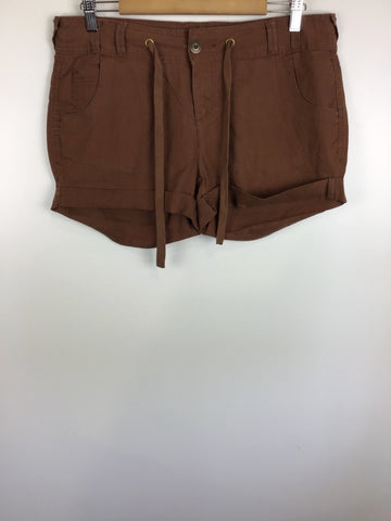 Premium Vintage Shorts & Pants - Route 66 Brown Shorts - Size 8 - PV-SHO84 - GEE