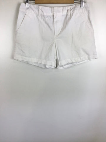 Premium Vintage Shorts & Pants - Tommy Hilfiger White Shorts - Size 8 - PV-SHO91 - GEE