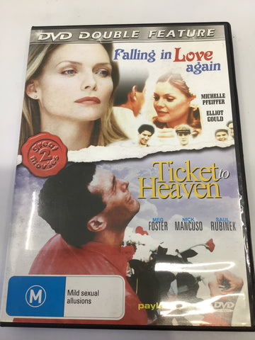 DVD - Falling In Love Again & Ticket To Heaven - M - DVDRO422 - GEE