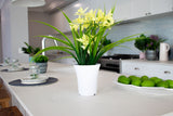 43cm Artificial Plant Wild Orchid Yellow N-PLA