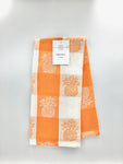 1 Piece Tea Towel PINEAPPLE Orange & White N-TEA