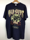 Premium Vintage Tops,Tees & Tanks - Navy Old Guys Rule T'Shirt - Size L - PV-TOP149 - GEE