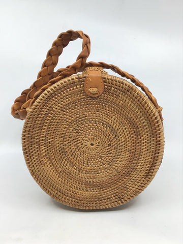 Vintage Accessories - Rattan Bag with Braided Strap - VACC2231 - GEE