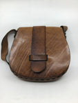 Premium Vintage Footwear And Accessories - Brown Leather Saddle Bag - PV-FOO55 - GEE