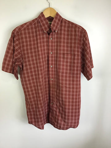Premium Vintage Shirts/Polos - Wrangler Riata Plaid Short Sleeve Shirt - Size M - PV-SHI54 - GEE