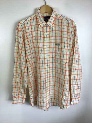 Premium Vintage Shirts/Polos - Nautica Plaid Button Down Shirt - Size M - PV-SHI57 - GEE