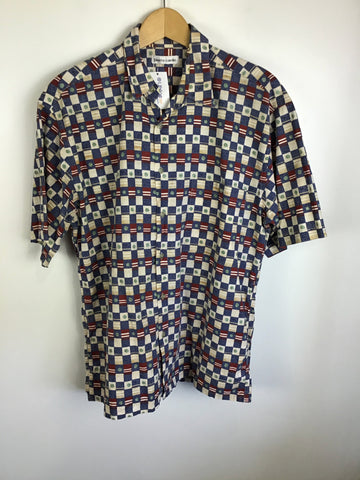 Premium Vintage Shirts/Polos - Pierre Cardin Short Sleeve Button Up Shirt - Size M - PV-SHI66 - GEE