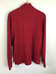 Premium Vintage Jackets & Knits - Lacoste Red Zip Sweat Shirt - Size S - PV-JAC161 - GEE