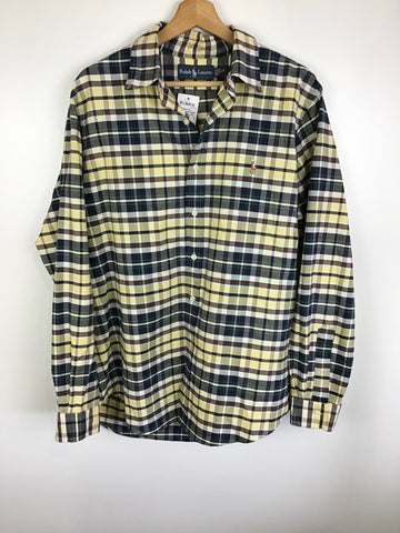 Premium Vintage Shirts/ Polos - Checked Ralph Lauren Button Down - Size L - PV-SHI119 - GEE