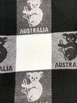 1 Piece Tea Towel KANGAROO & KOALA Black & White N-TEA