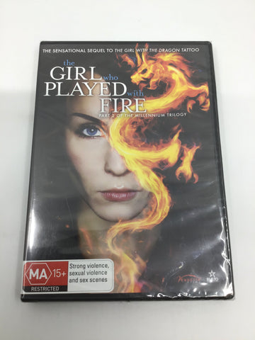 DVD - The Girl Who Played With Fire - New - MA15+ - DVDTH413 - GEE
