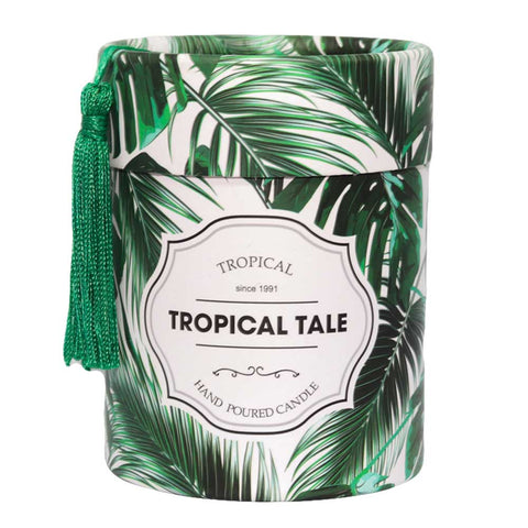 11cm Candle - Tropical Tale - Tahitian lime & Pineapple - Hand Poured - N-CAN